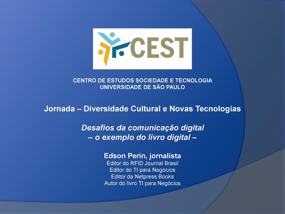 exemplo do livro digital Edson Perin, jornalista Editor do RFID Journal