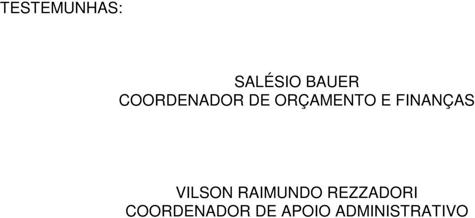 FINANÇAS VILSON RAIMUNDO