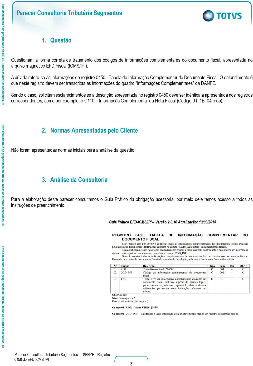 O entendimento é que neste registro devem ser transcritas as informações do quadro "Informações Complementares da DANFE.