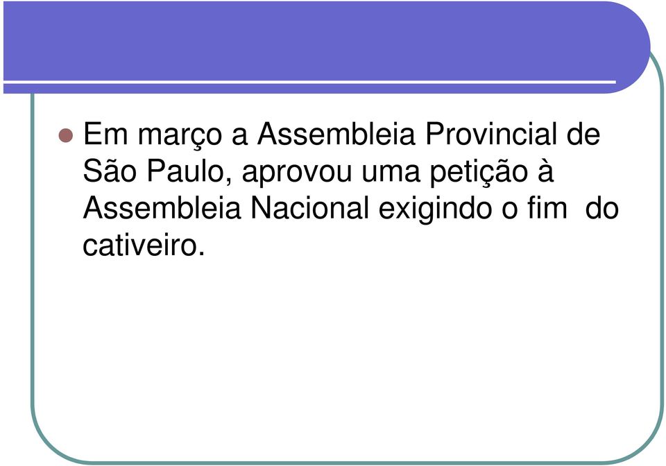 aprovou uma petição à