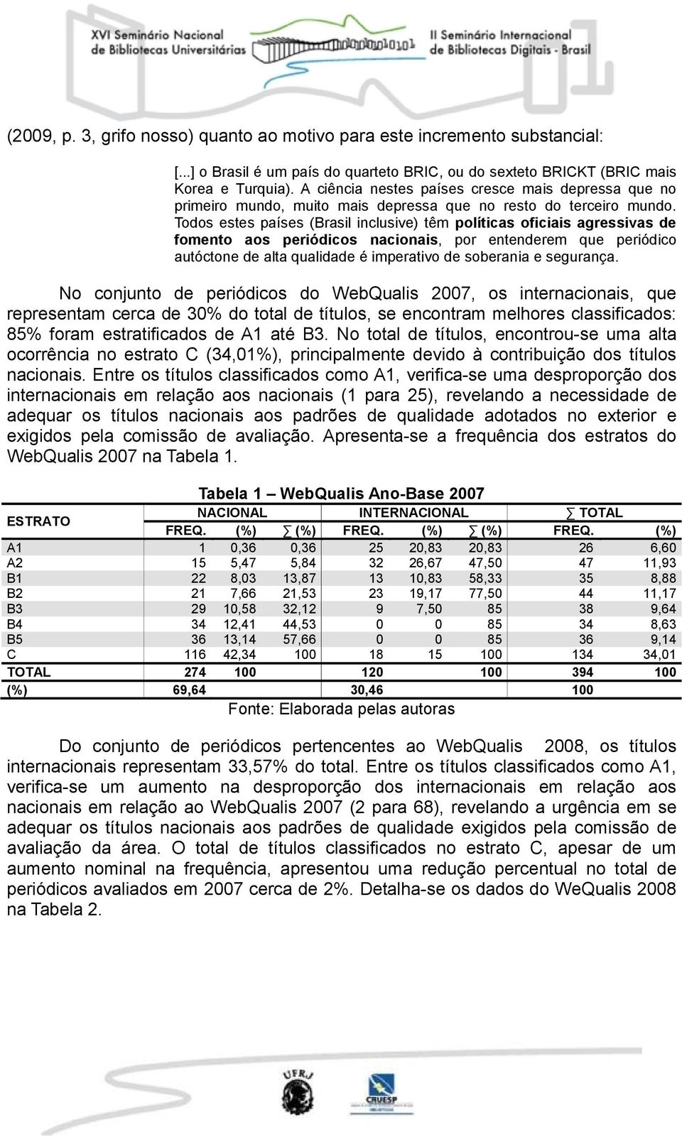 Todos estes países (Brasil inclusive) têm políticas oficiais agressivas de fomento aos periódicos nacionais, por entenderem que periódico autóctone de alta qualidade é imperativo de soberania e