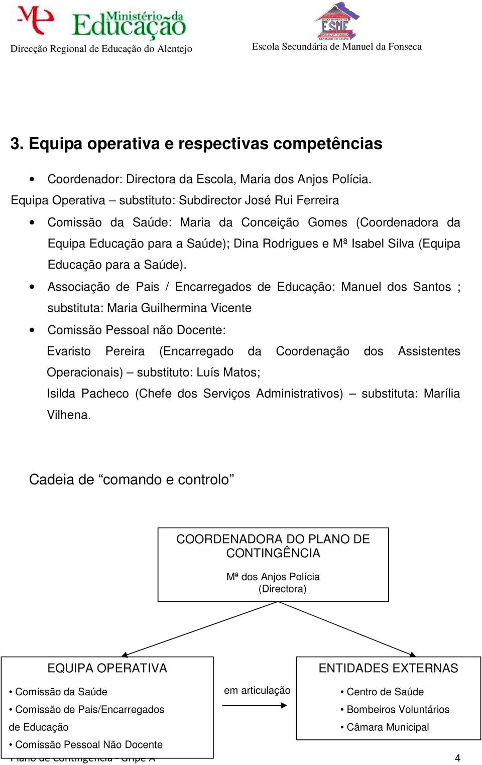 Educação para a Saúde).