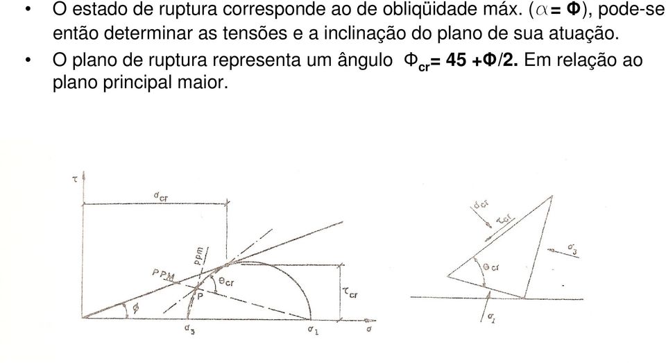 inclinação do plano de sua atuação.