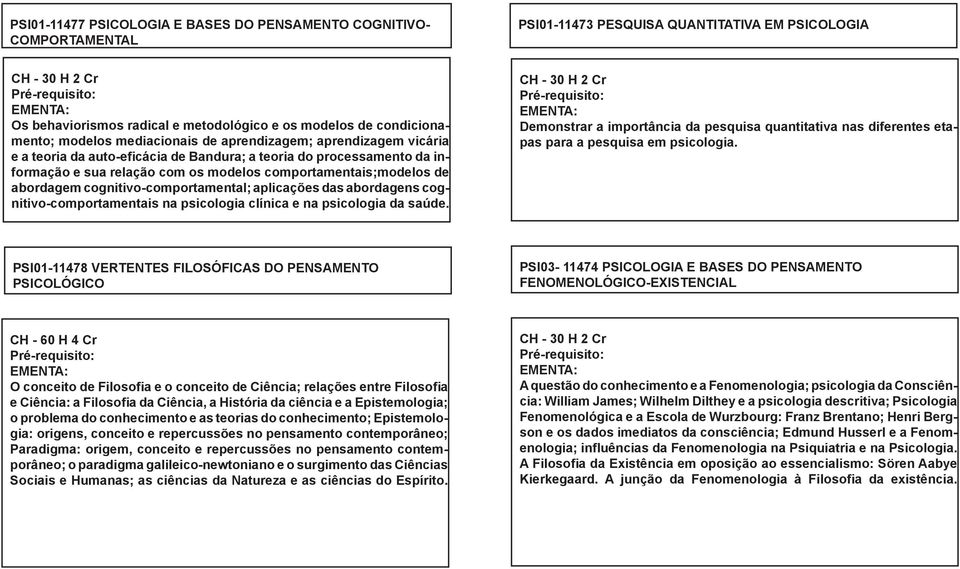 comportamentais;modelos de abordagem cognitivo-comportamental; aplicações das abordagens cognitivo-comportamentais na psicologia clínica e na psicologia da saúde.