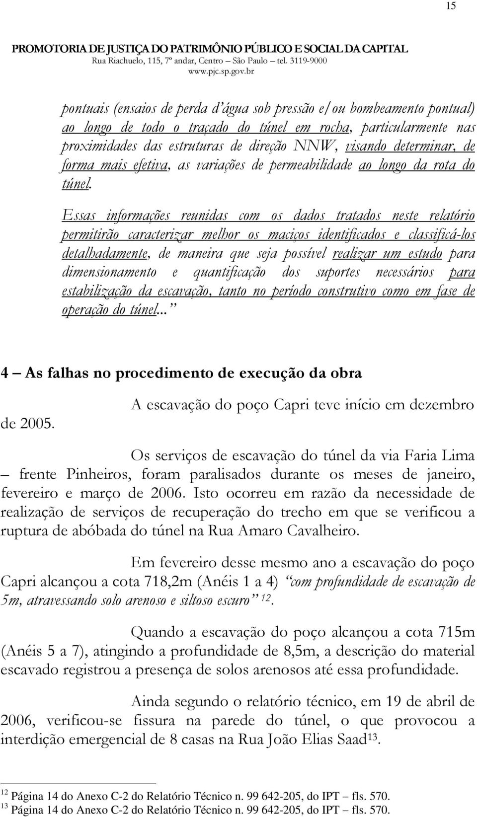 Essas informações reunidas com os dados tratados neste relatório permitirão caracterizar melhor os maciços identificados e classificá-los detalhadamente, de maneira que seja possível realizar um