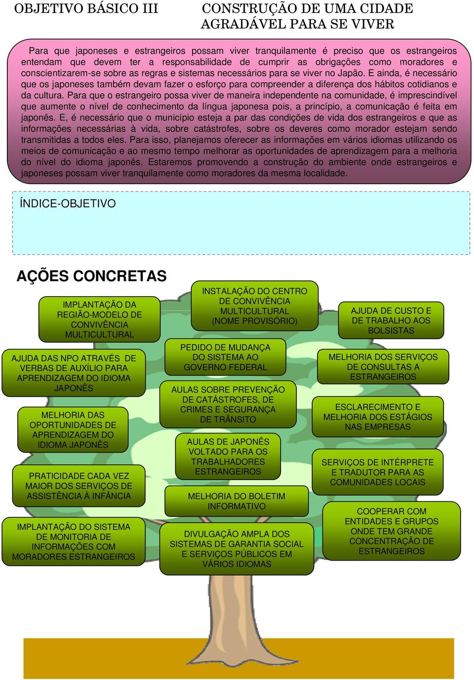 E ainda, é necessário que os japoneses também devam fazer o esforço para compreender a diferença dos hábitos cotidianos e da cultura.