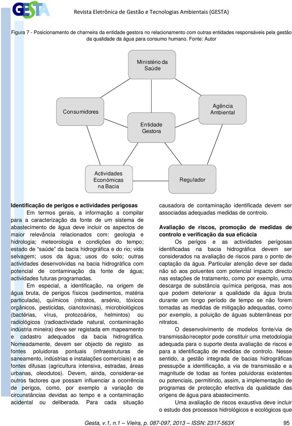 informação a compilar para a caracterização da fonte de um sistema de abastecimento de água deve incluir os aspectos de maior relevância relacionados com: geologia e hidrologia; meteorologia e