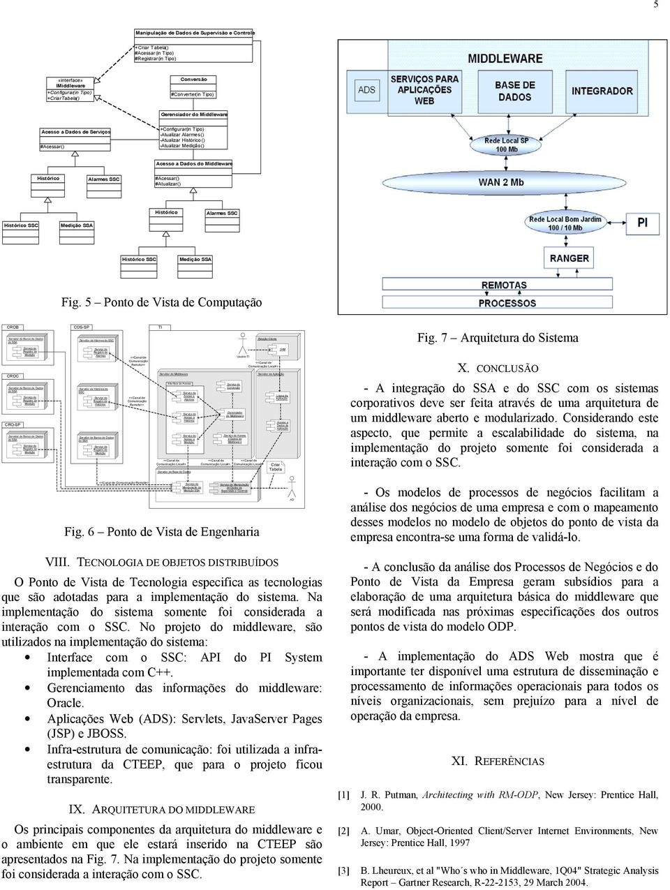 SSA Fig. 5 Ponto de Vista de Computação CROB COS-SP :Servidor de Alarmes do SSC TI :Estação Cliente Fig.