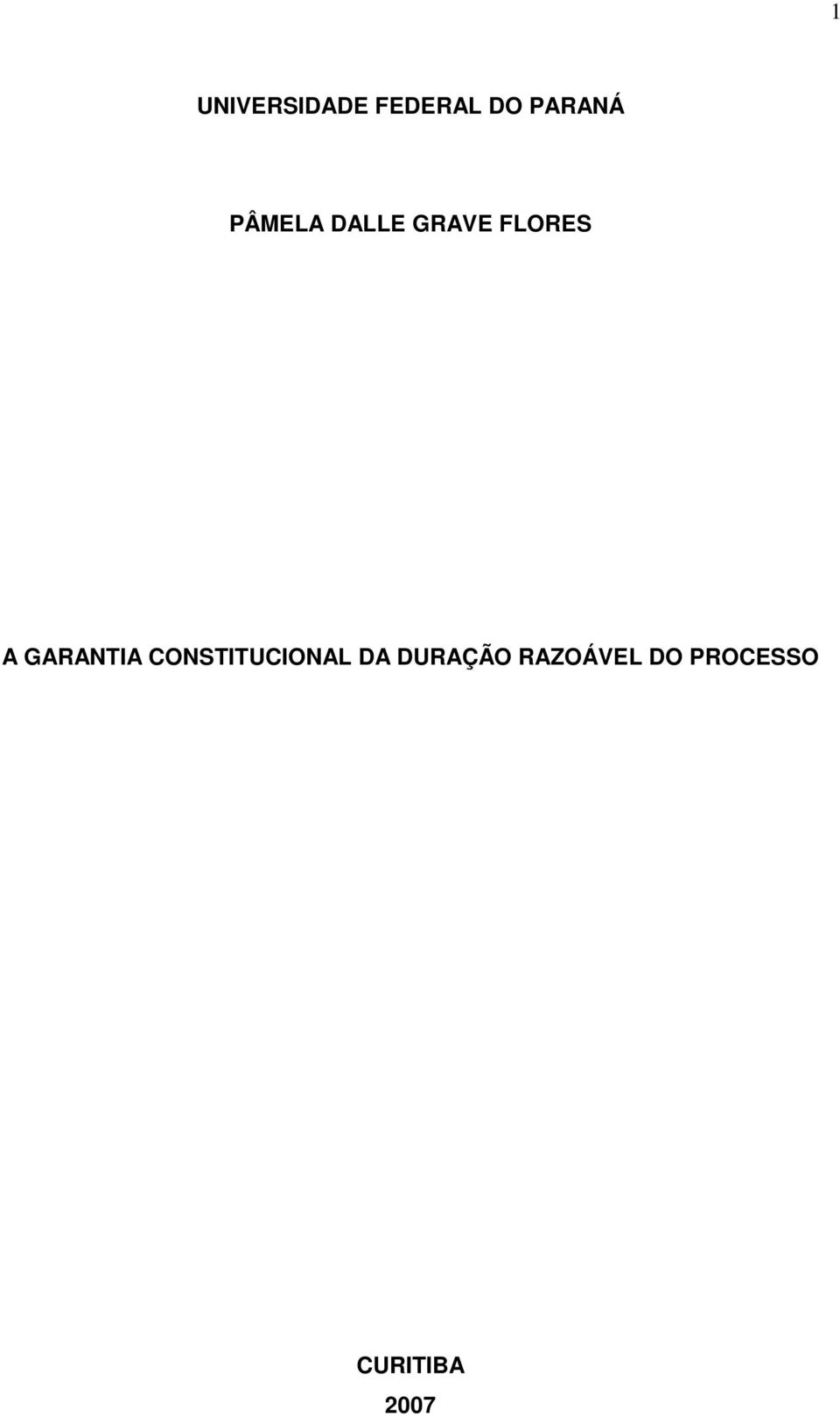 GARANTIA CONSTITUCIONAL DA