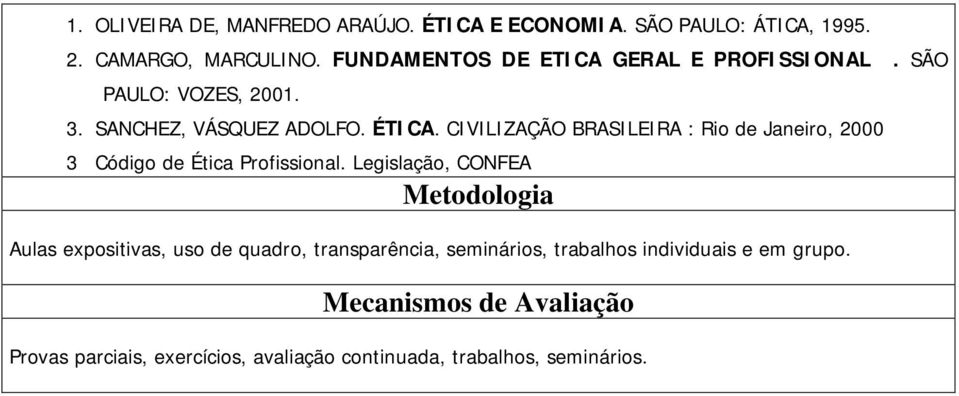 CIVILIZAÇÃO BRASILEIRA : Rio de Janeiro, 2000 3 Código de Ética Profissional.