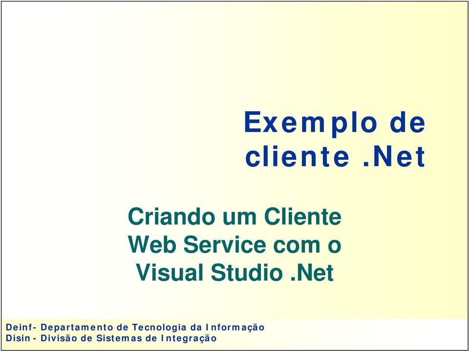 Cliente Web Service