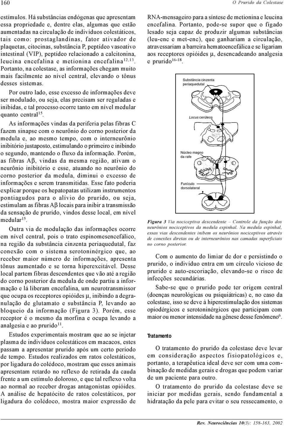 plaquetas, citocinas, substância P, peptídeo vasoativo intestinal (VIP), peptídeo relacionado a calcitonina, leucina encefalina e metionina encefalina 12,13.