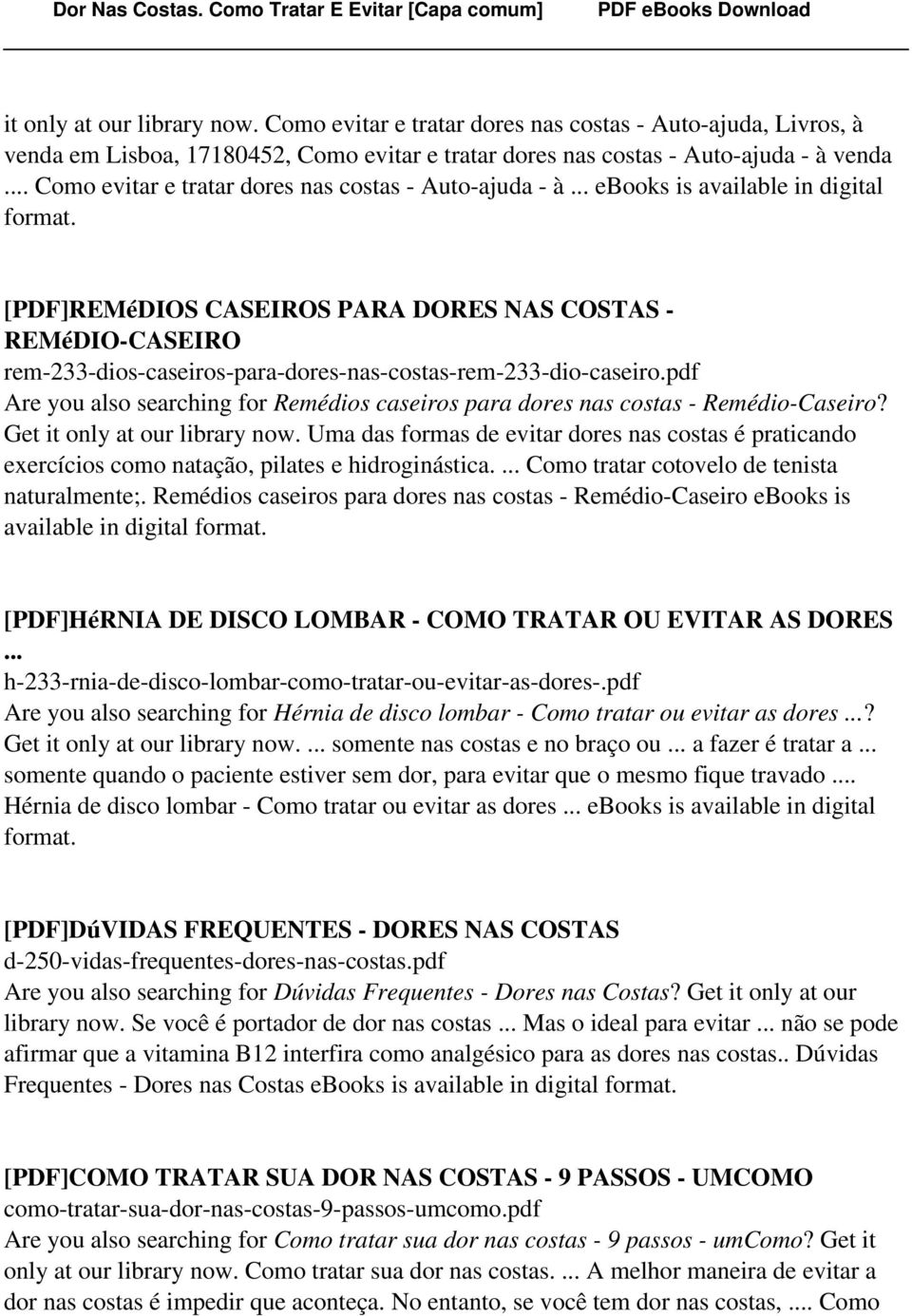 [PDF]REMéDIOS CASEIROS PARA DORES NAS COSTAS - REMéDIO-CASEIRO rem-233-dios-caseiros-para-dores-nas-costas-rem-233-dio-caseiro.