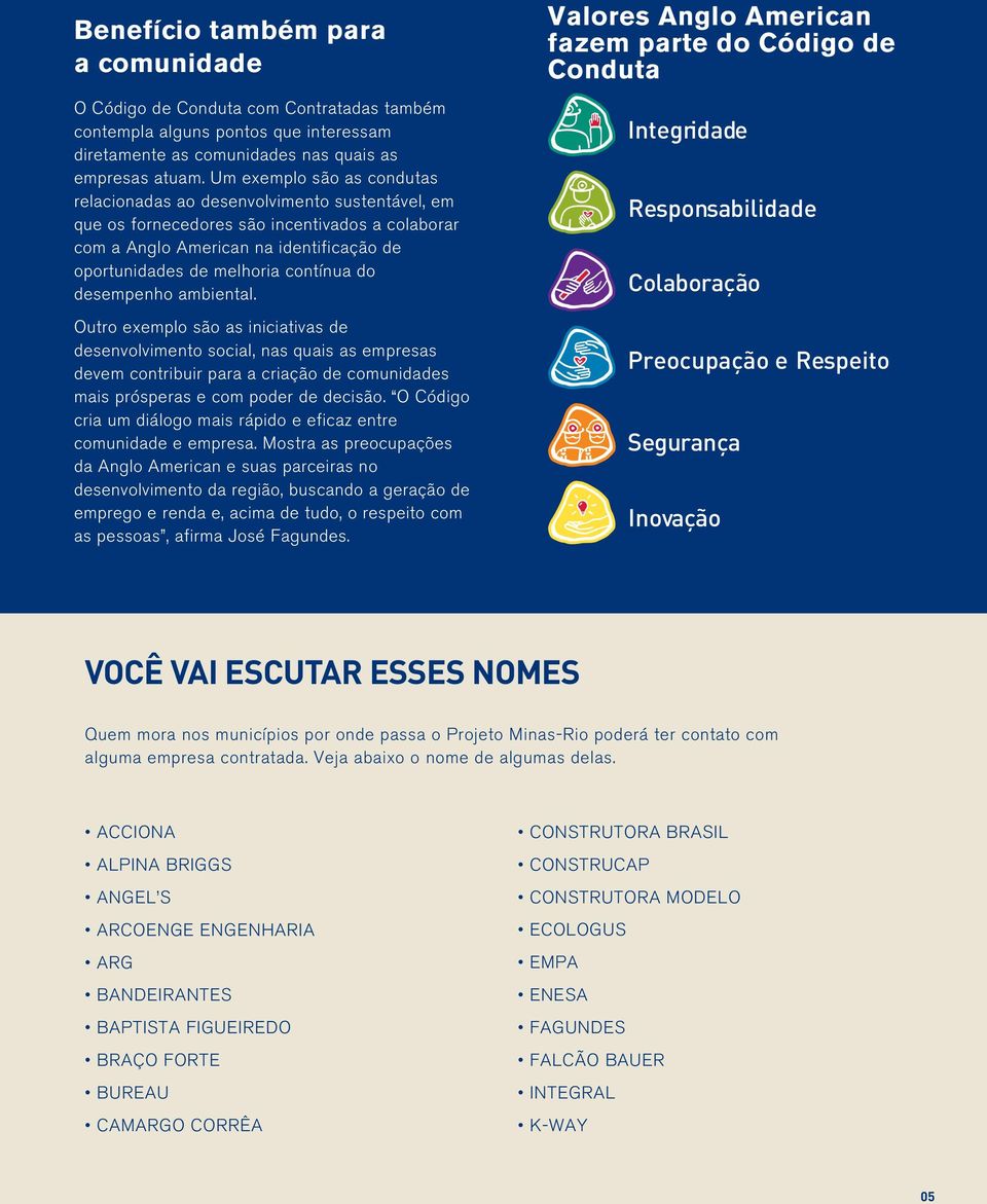 do desempenho ambiental. Outro exemplo são as iniciativas de desenvolvimento social, nas quais as empresas devem contribuir para a criação de comunidades mais prósperas e com poder de decisão.