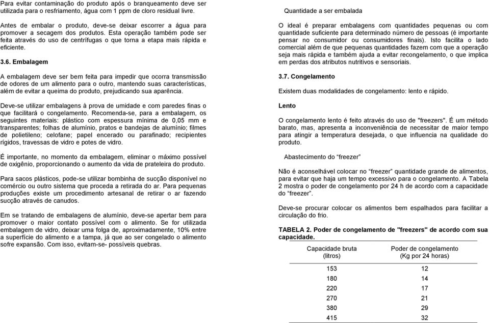 Esta operação também pode ser feita através do uso de centrífugas o que torna a etapa mais rápida e eficiente. 3.6.