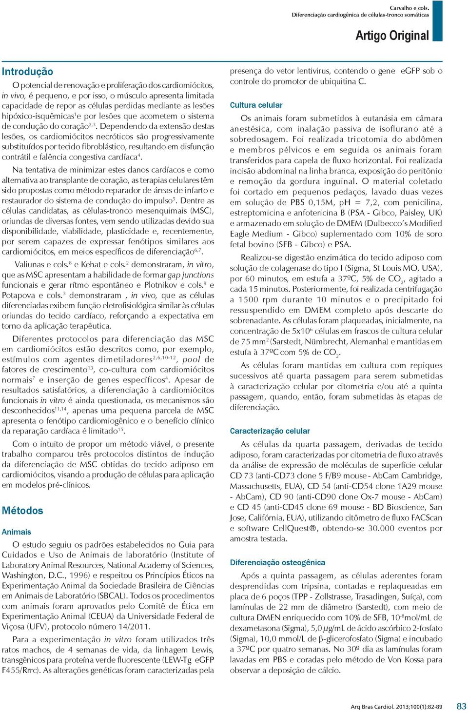 Dependendo da extensão destas lesões, os cardiomiócitos necróticos são progressivamente substituídos por tecido fibroblástico, resultando em disfunção contrátil e falência congestiva cardíaca 4.