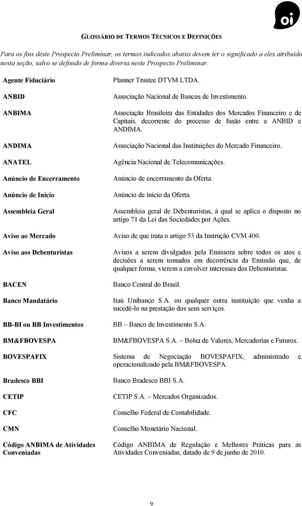 Associação Nacional de Bancos de Investimento. Associação Brasileira das Entidades dos Mercados Financeiro e de Capitais, decorrente do processo de fusão entre a ANBID e ANDIMA.