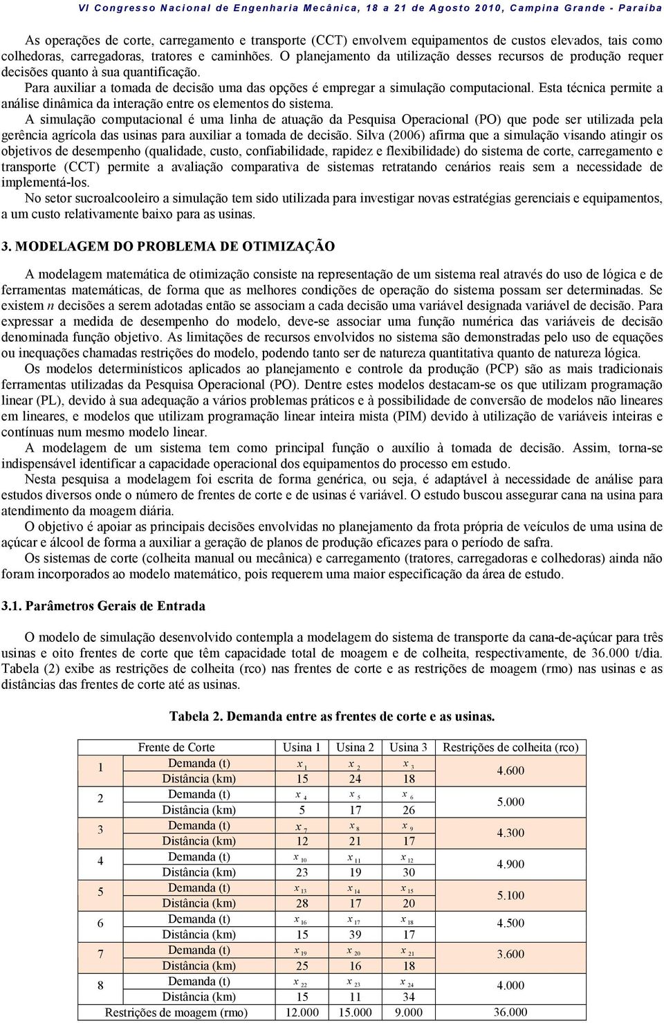 Esta técnica permite a análise dinâmica da interação entre os elementos do sistema.