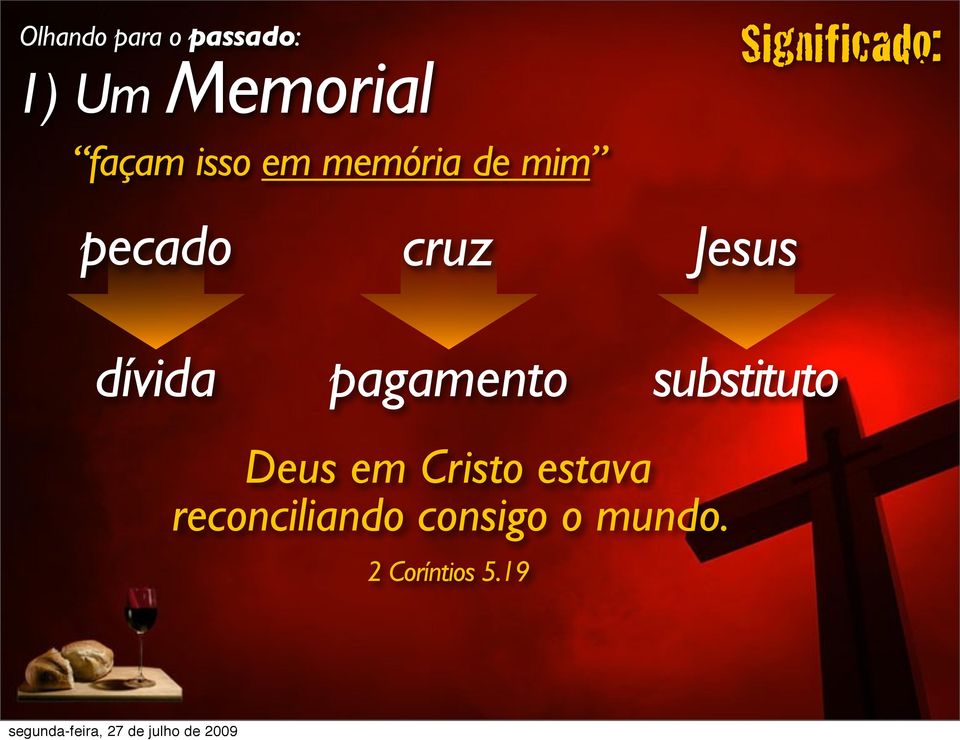 dívida pagamento substituto Deus em Cristo