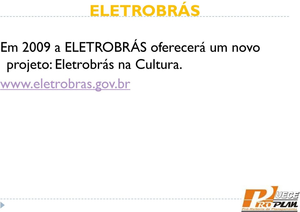 novo projeto: Eletrobrás