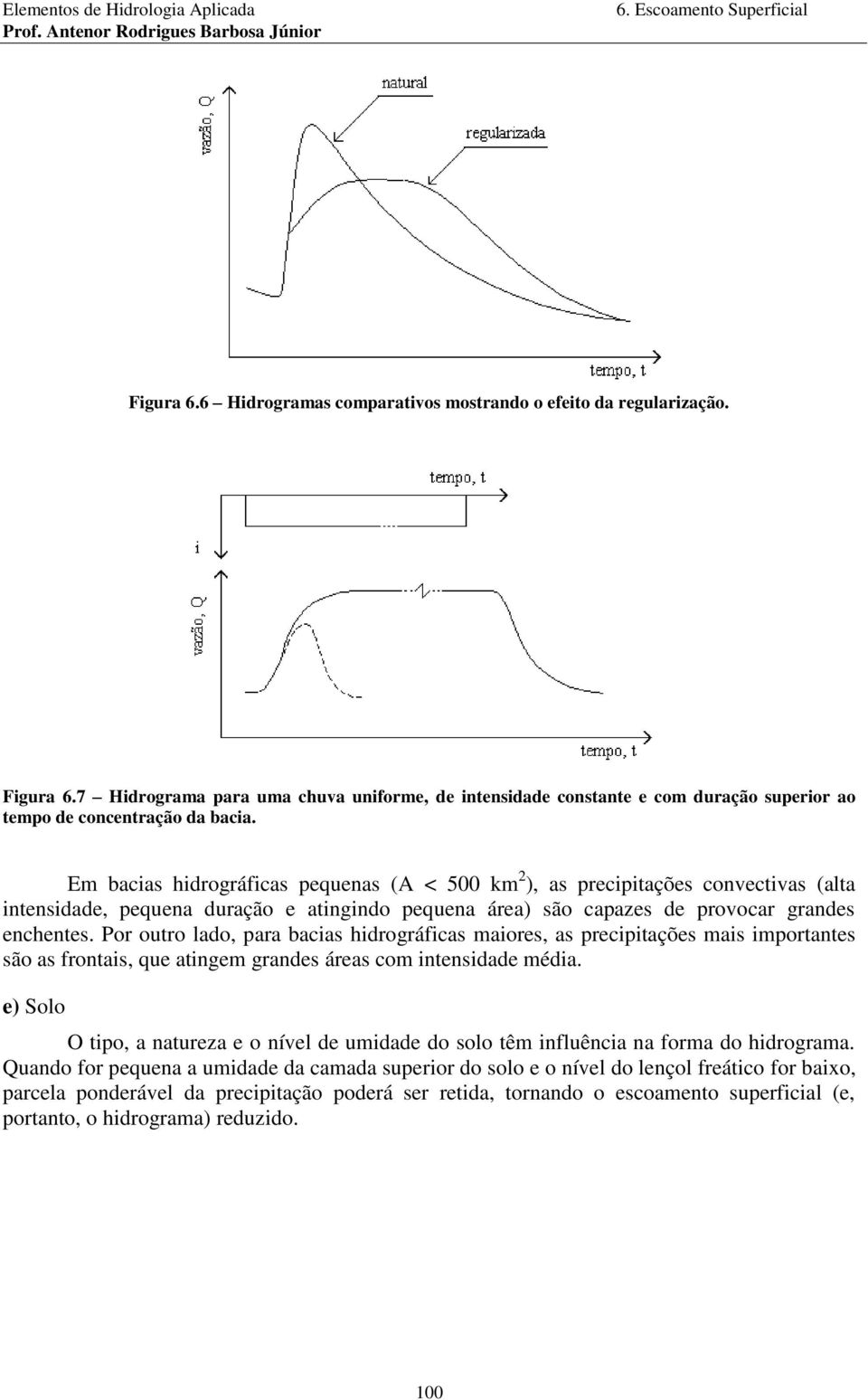 Por oro lado para bacia hidrográfica maiore a precipiaçõe mai imporane ão a fronai qe aingem grande área com inenidade média.