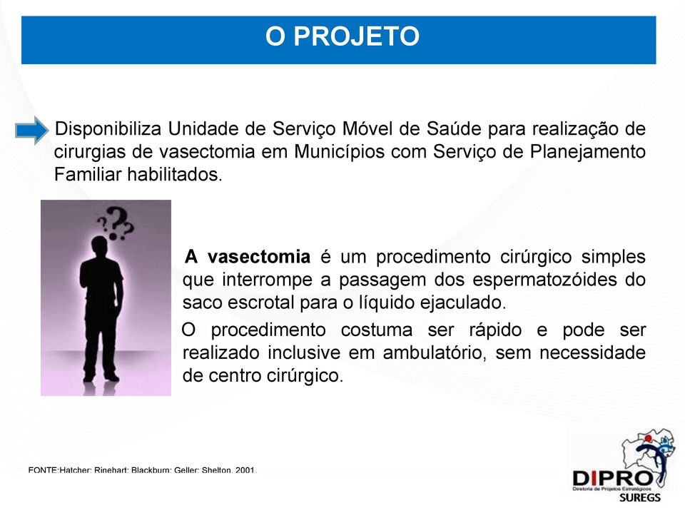 A vasectomia é um procedimento cirúrgico simples que interrompe a passagem dos espermatozóides do saco escrotal para o