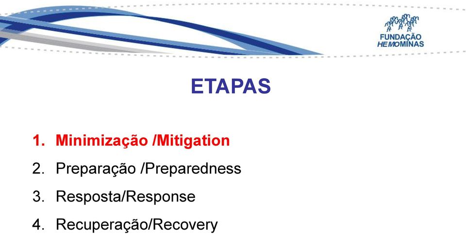 Preparação /Preparedness 3.