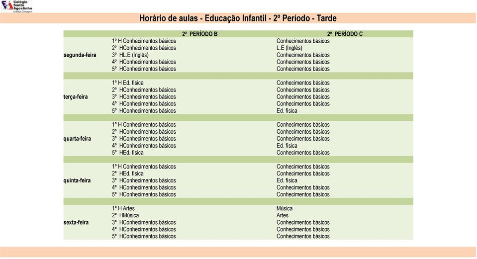 física Conhecimentos básicos 5º H Conhecimentos básicos Ed. física 5º H Ed.