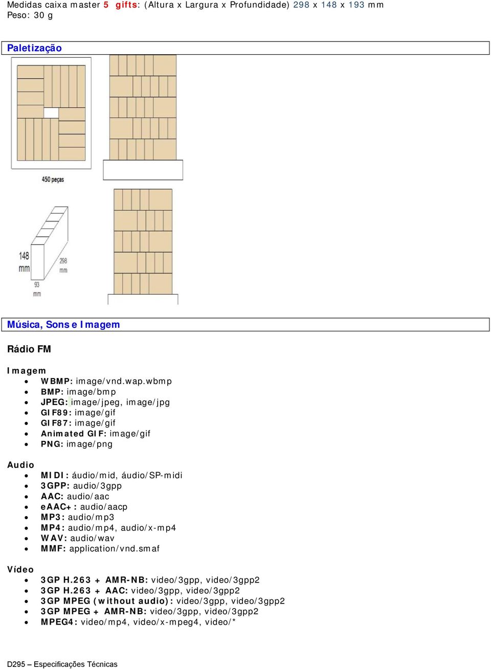 audio/3gpp AAC: audio/aac eaac+: audio/aacp MP3: audio/mp3 MP4: audio/mp4, audio/x-mp4 WAV: audio/wav MMF: application/vnd.smaf 3GP H.