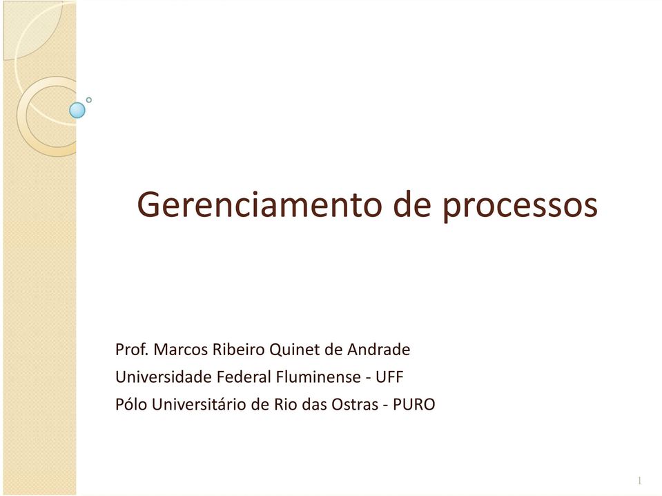 Universidade Federal Fluminense - UFF