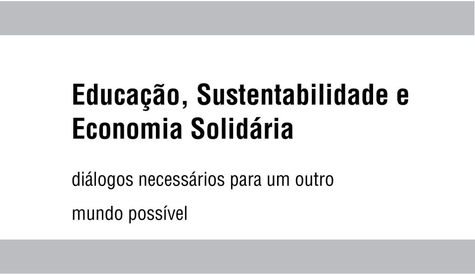 Economia Solidária