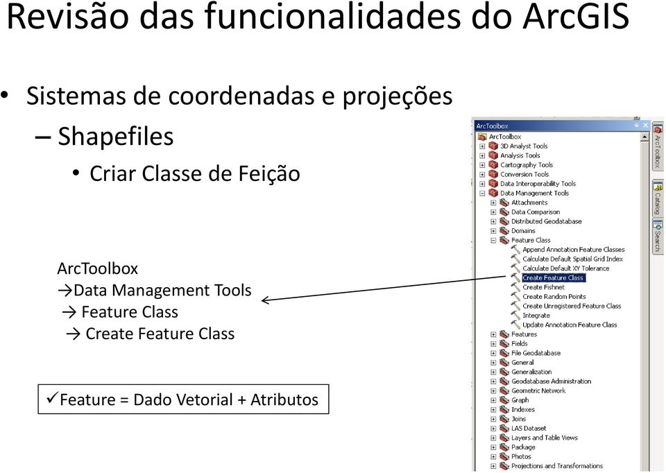 Feature Class Create Feature Class