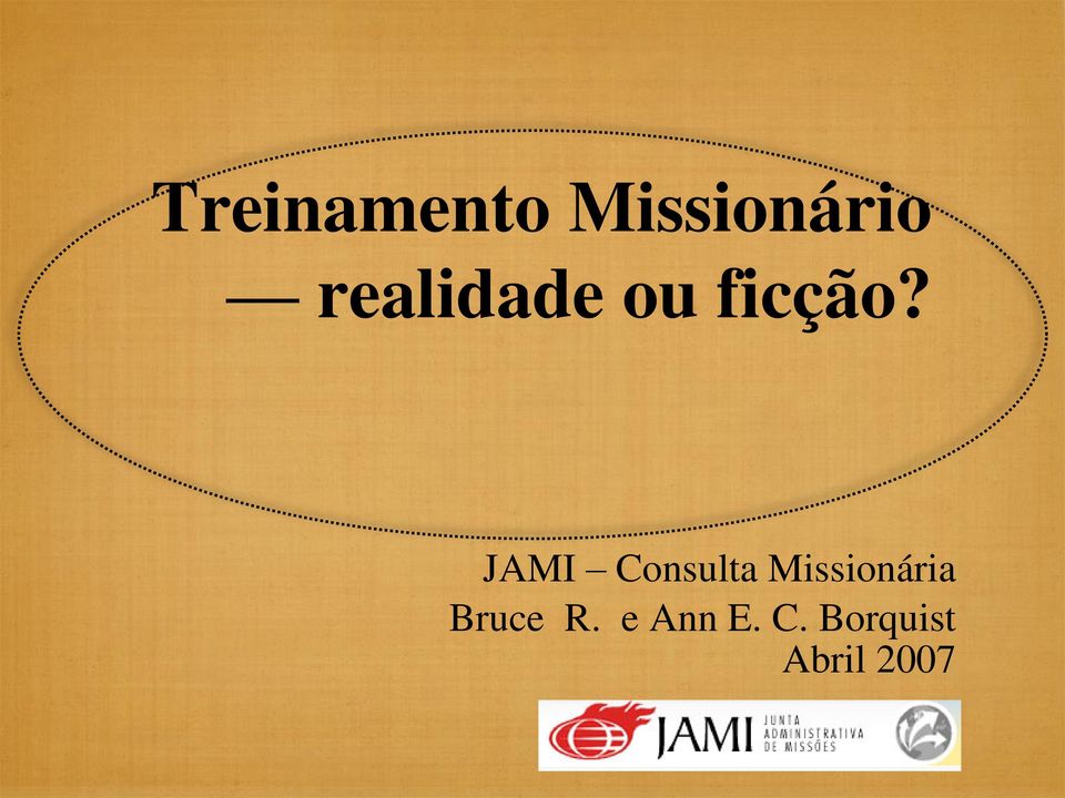 JAMI Consulta Missionária
