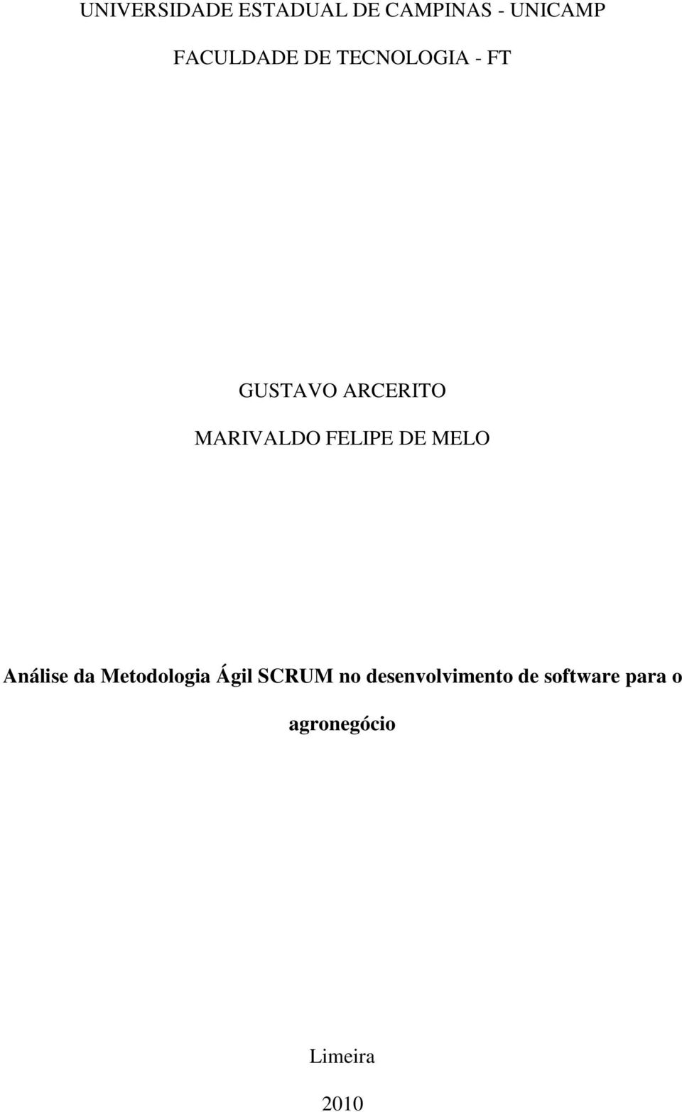 MARIVALDO FELIPE DE MELO Análise da Metodologia Ágil
