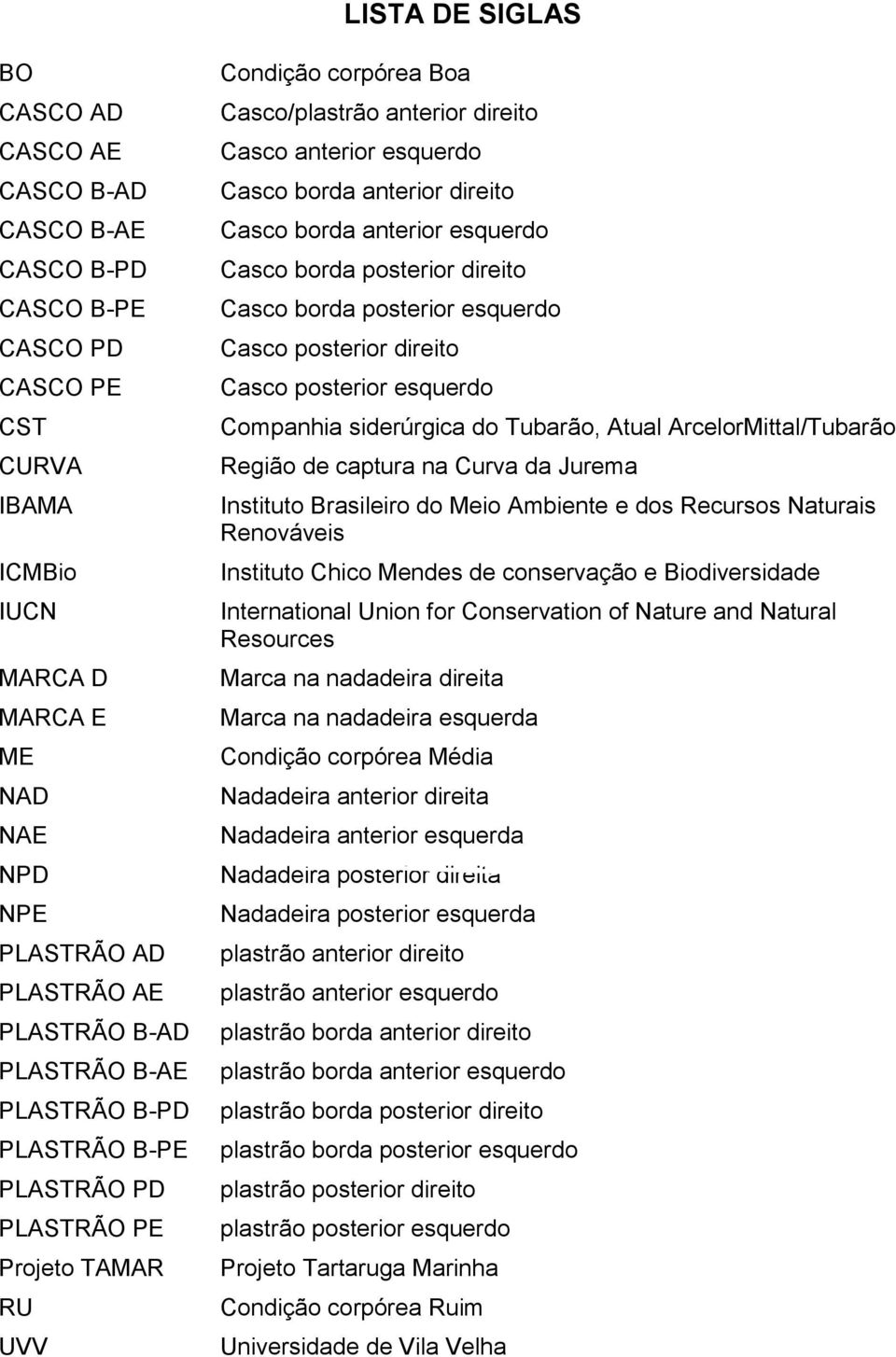 Casco borda anterior esquerdo Casco borda posterior direito Casco borda posterior esquerdo Casco posterior direito Casco posterior esquerdo Companhia siderúrgica do Tubarão, Atual