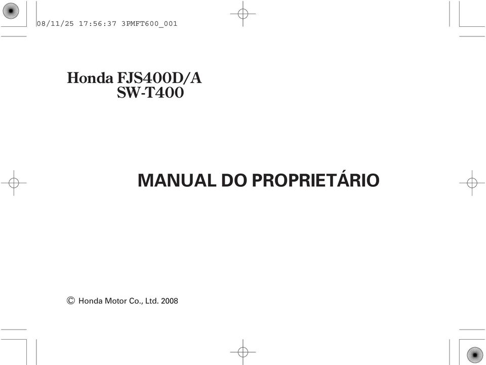 FJS400D/A SW-T400 MANUAL