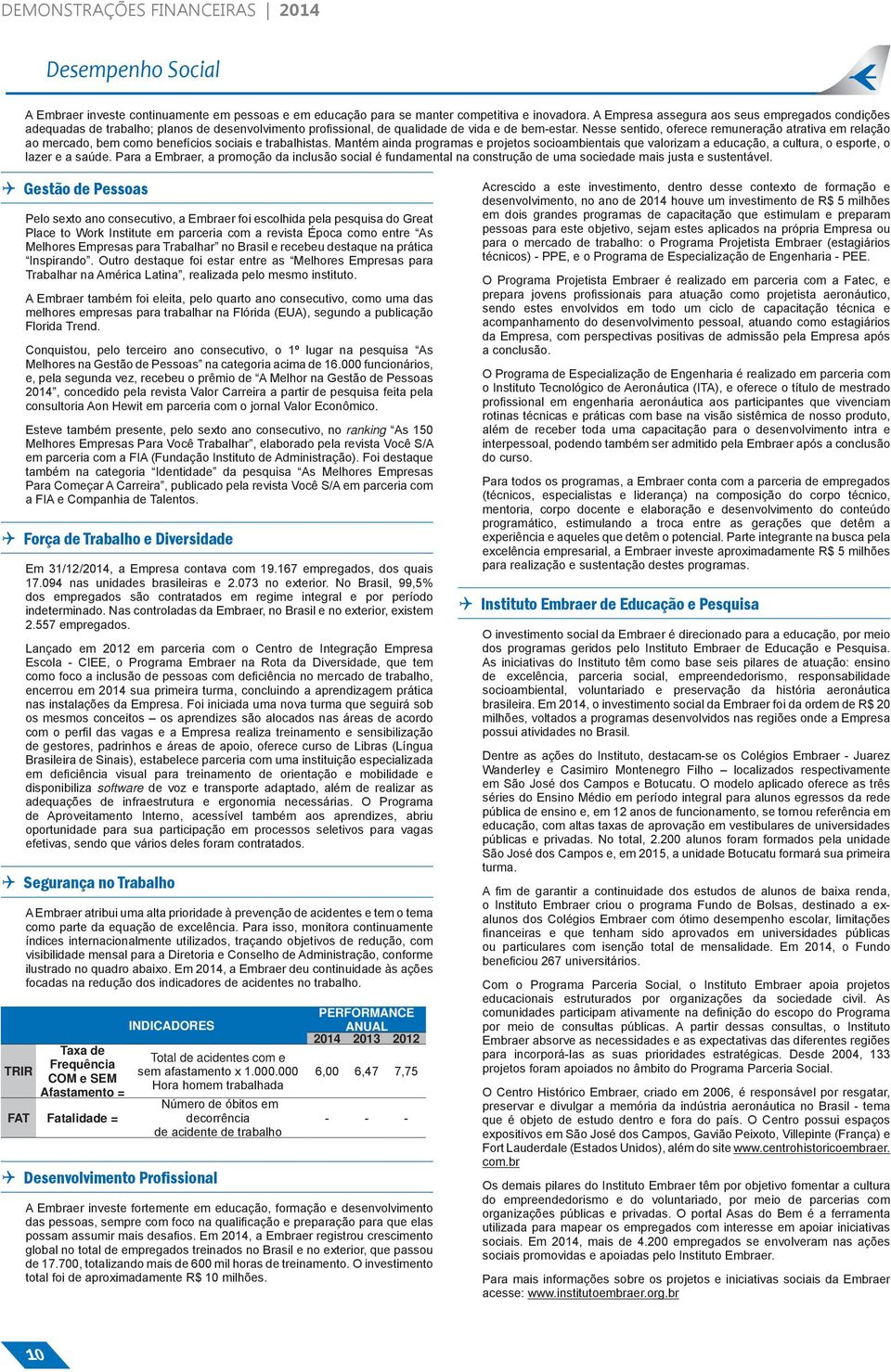 Outro destaque foi estar entre as Melhores Empresas para Trabalhar na América Latina, realizada pelo mesmo instituto.