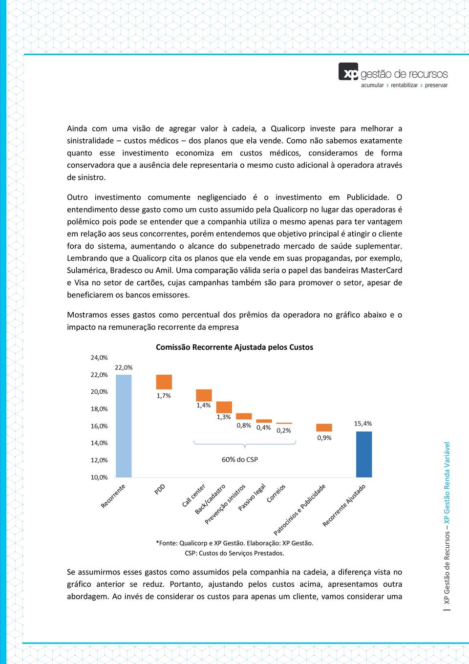 sinistro. Outro investimento comumente negligenciado é o investimento em Publicidade.