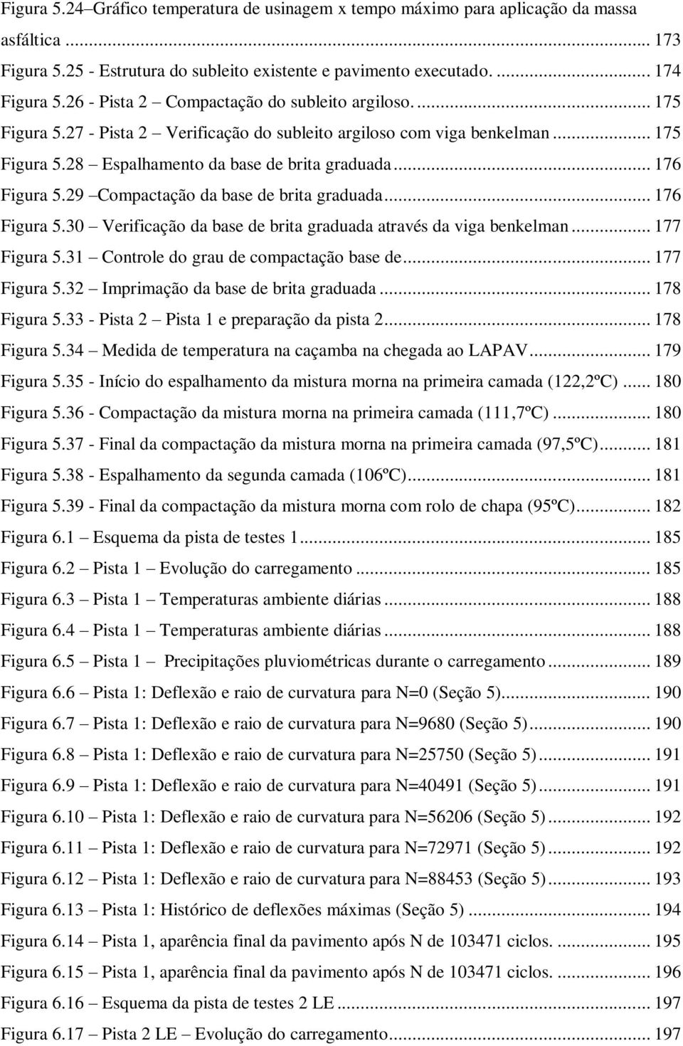 29 Compactação da base de brita graduada... 176 Figura 5.30 Verificação da base de brita graduada através da viga benkelman... 177 Figura 5.31 Controle do grau de compactação base de... 177 Figura 5.32 Imprimação da base de brita graduada.