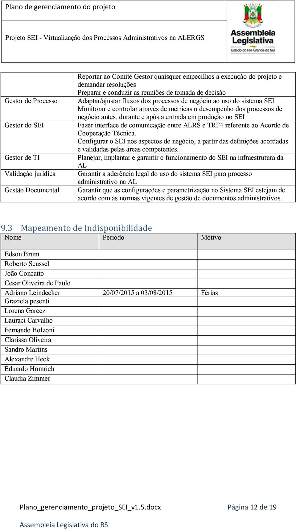 após a entrada em produção no SEI Fazer interface de comunicação entre ALRS e TRF4 referente ao Acordo de Cooperação Técnica.