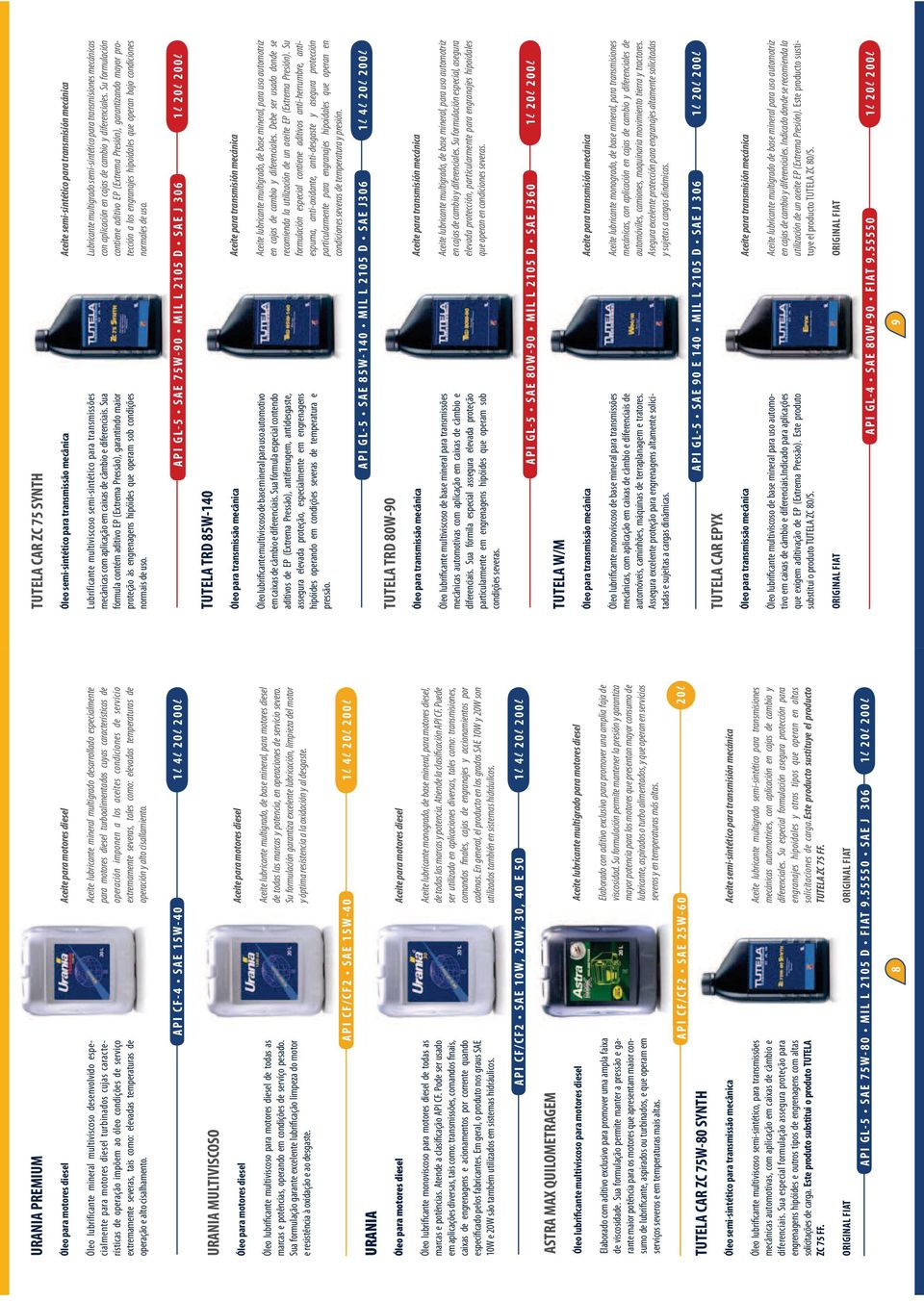 Aceite lubricante mineral multigrado desarrollado especialmente para motores diesel turboalimentados cuyas características de operación imponen a los aceites condiciones de servicio extremamente