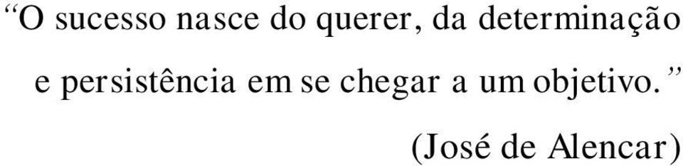 persistência em se chegar