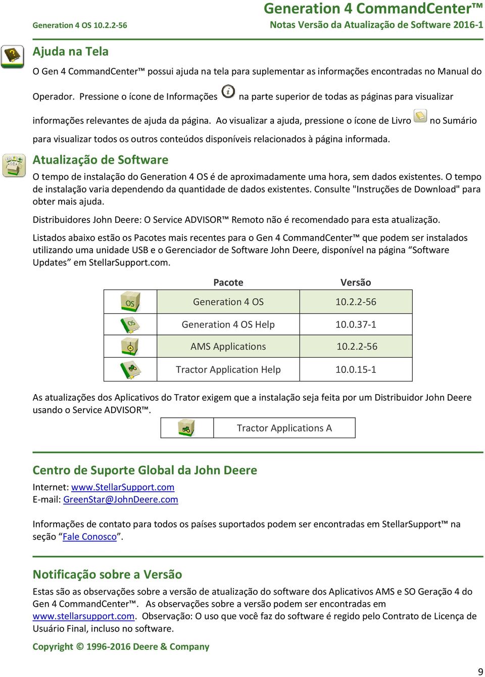 Ao visualizar a ajuda, pressione o ícone de Livro no Sumário para visualizar todos os outros conteúdos disponíveis relacionados à página informada.