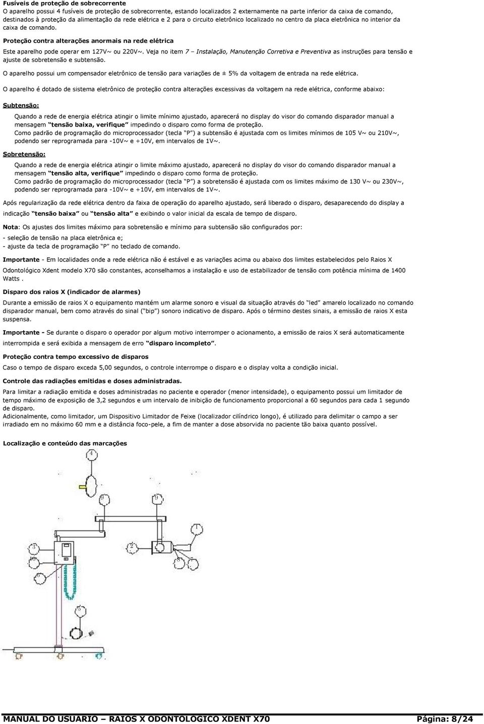 Proteção contra alterações anormais na rede elétrica Este aparelho pode operar em 27V~ ou 220V~.