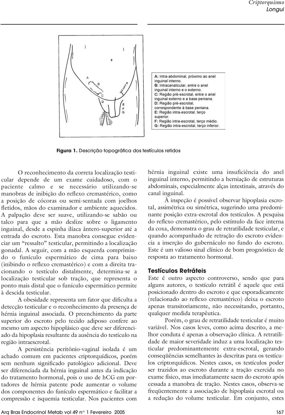 do reflexo cremastérico, como a posição de cócoras ou semi-sentada com joelhos fletidos, mãos do examinador e ambiente aquecidos.