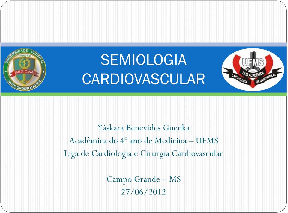 Medicina UFMS Liga de Cardiologia e