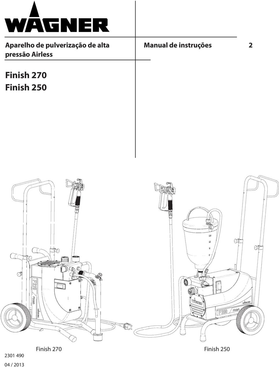 instruções Finish 70 Finish 50