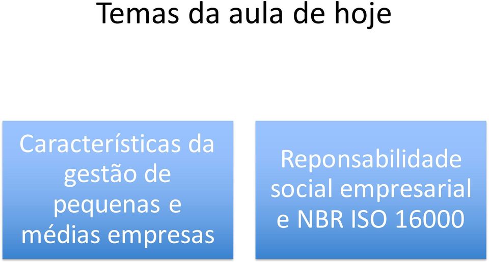 pequenas e médias empresas