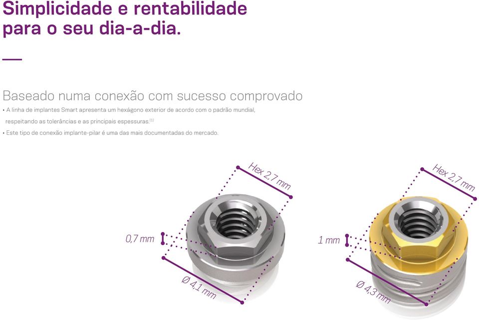 exterior de acordo com o padrão mundial, respeitando as tolerâncias e as principais