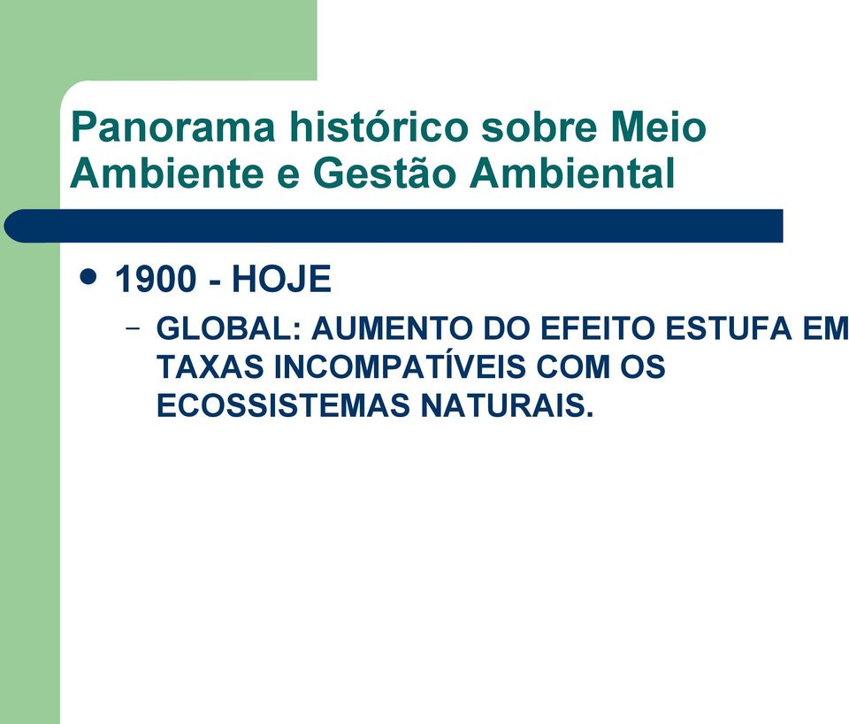 EM TAXAS INCOMPATÍVEIS